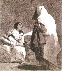 Francisco de Goya, "Que viene el Coco" (Here Comes the Bogeyman), 1797–98